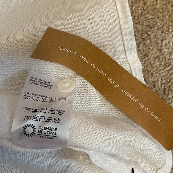 Reformation maira linen top new with tag - Picture 12 of 13